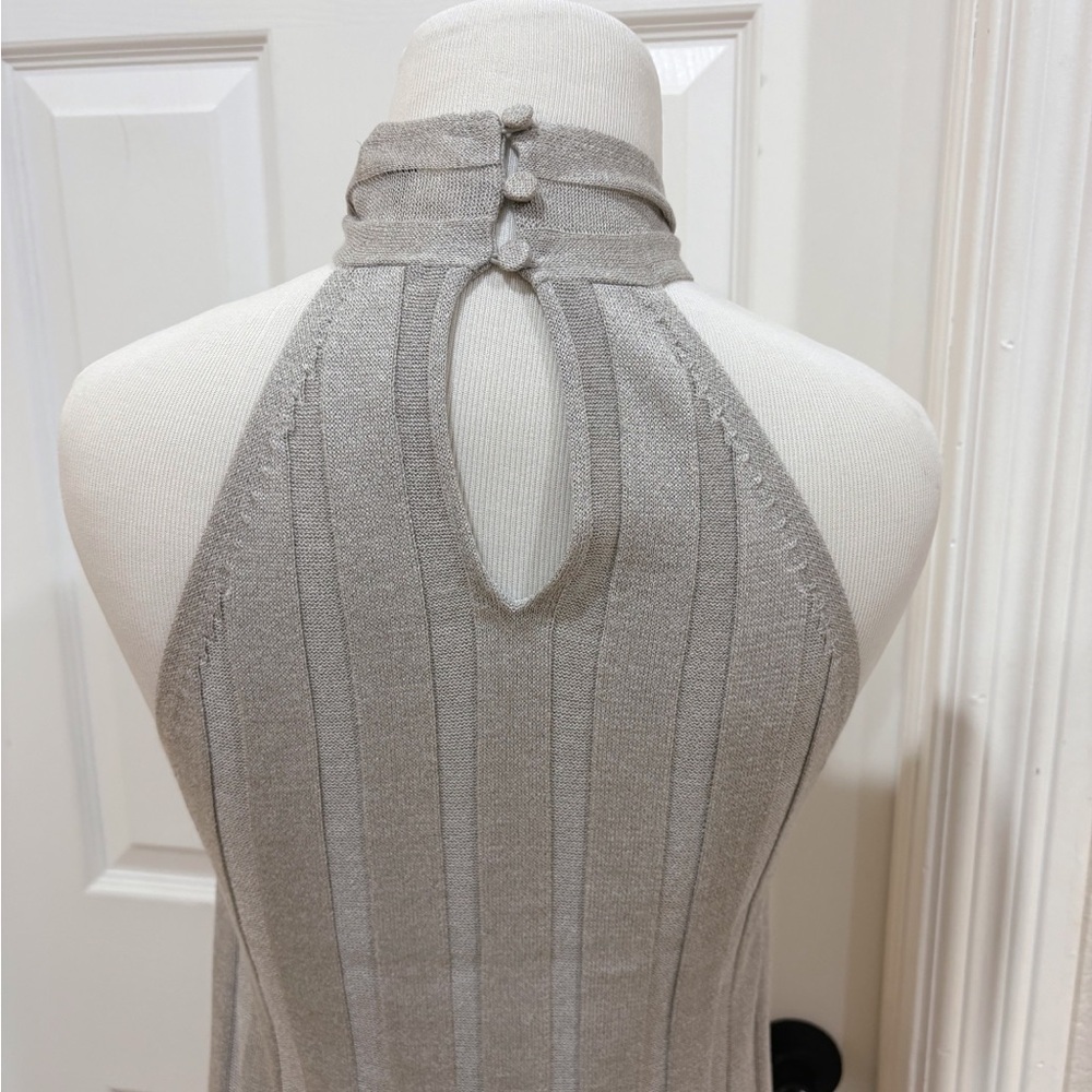 DISSH Everly Halter Neck Twist Knit Dress - Women's Small - Picture 10 of 12